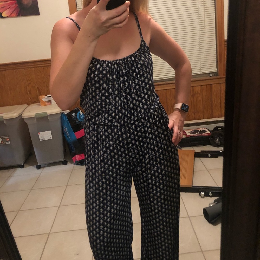 Kaileigh Navy blue jumpsuit, XS, very stretchy